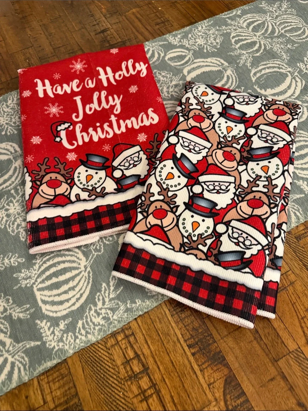 Christmas Kitchen Towels - Set of 2
